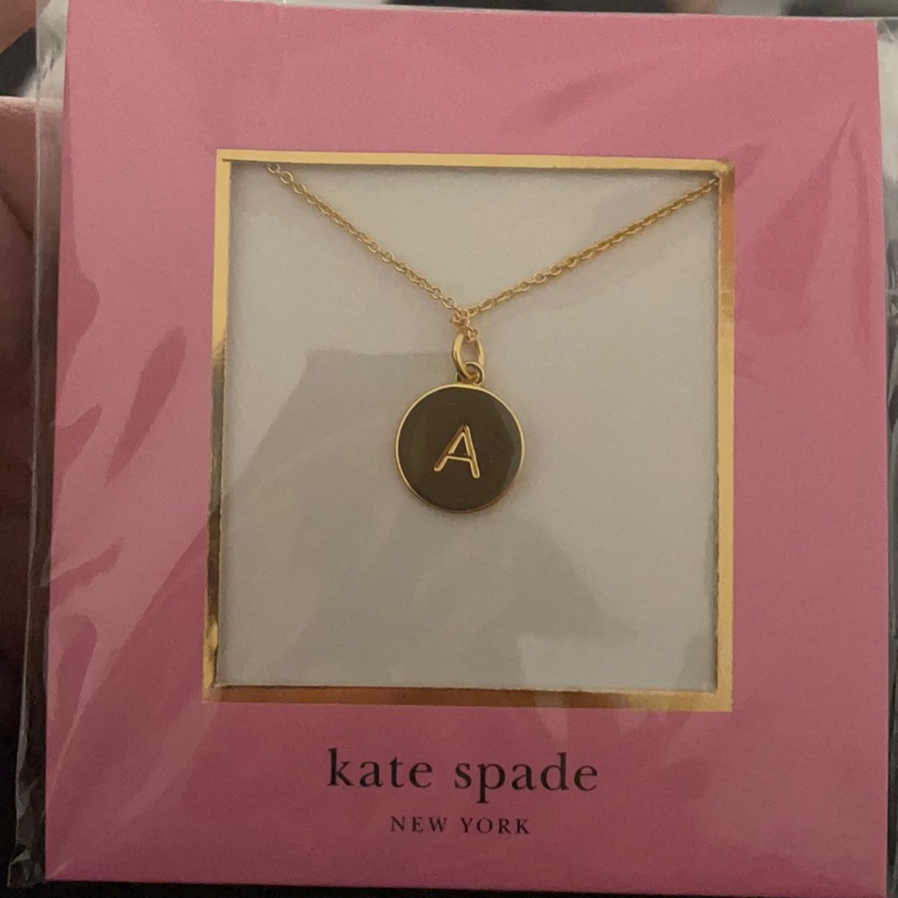 Kate Spade “A” Pendant Necklace